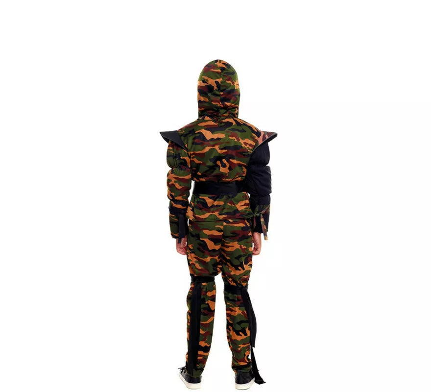 Translation missing: pt-PT.Disfraz de Ninja Comando Camuflaje para niño