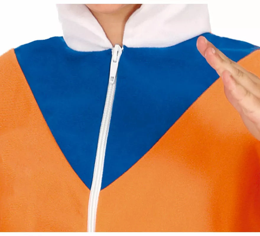 Translation missing: pt-PT.Disfraz de Ninja de Anime Naranja y Azul para niño