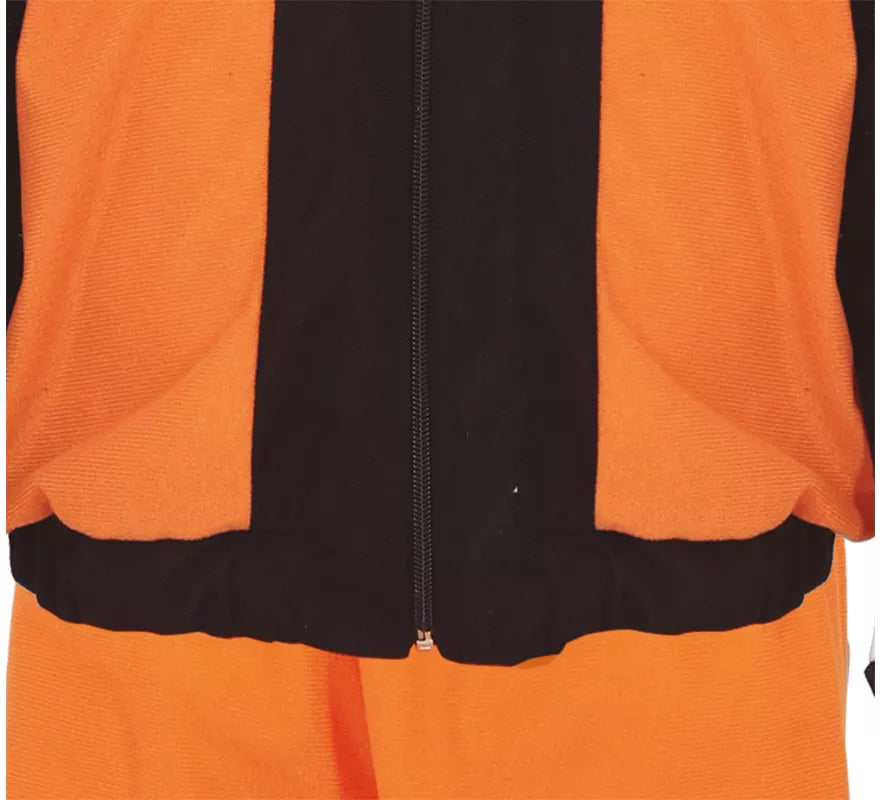 Translation missing: pt-PT.Disfraz de Ninja de Anime Naranja y Negro para adolescente