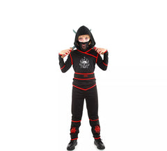 Fato de Morte Ninja Preto para menino