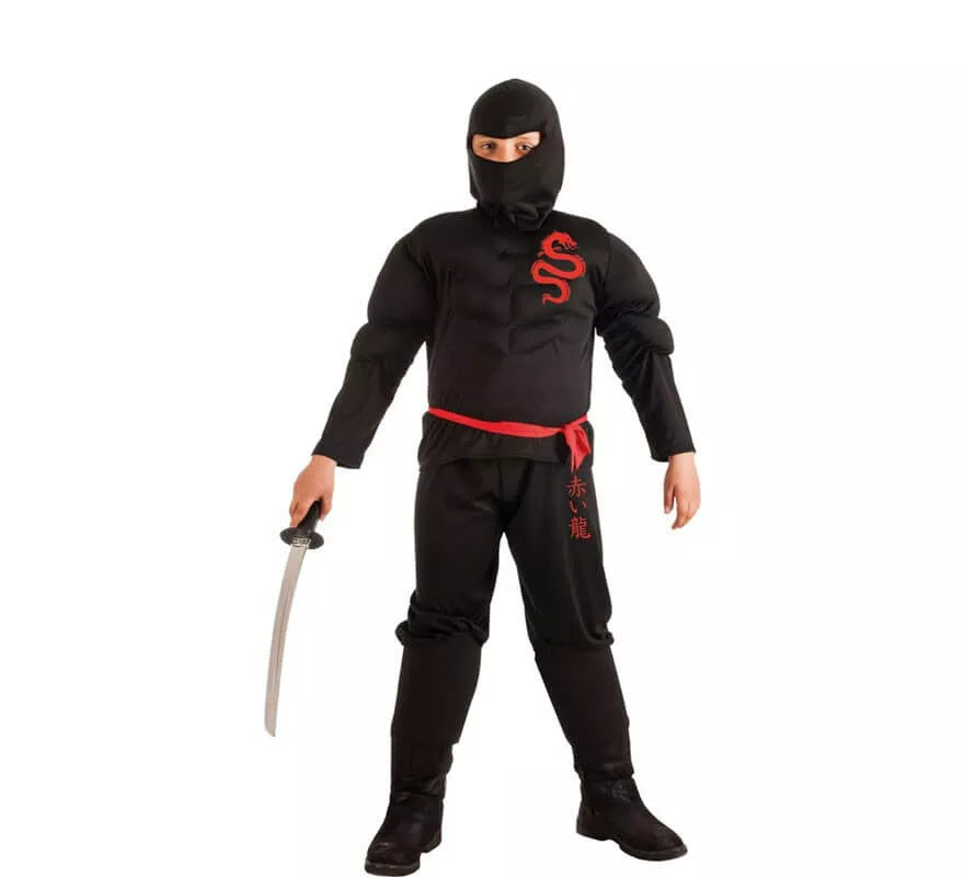 Translation missing: pt-PT.Disfraz de Ninja del Dragón para niño