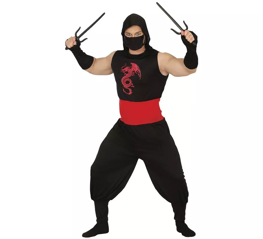 Translation missing: pt-PT.Disfraz de Ninja Dragón para hombre