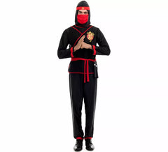 Fato de dragão ninja masculino