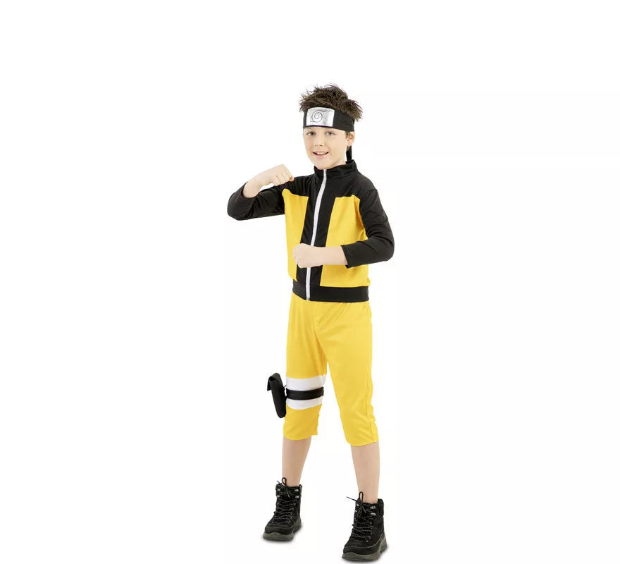 Translation missing: pt-PT.Disfraz de Ninja Hokage de Anime para niño