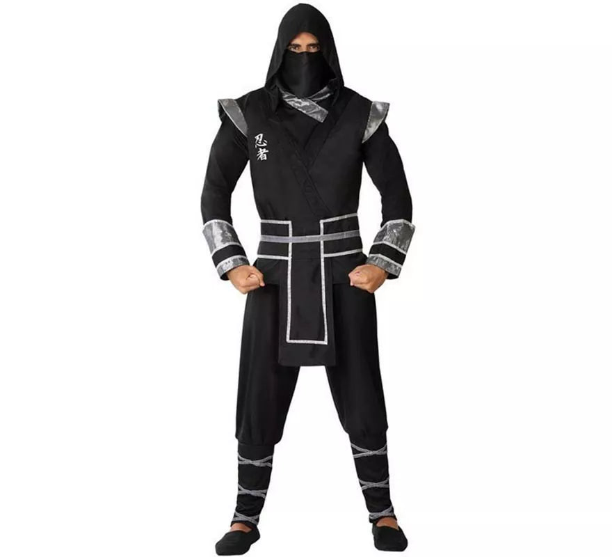 Translation missing: pt-PT.Disfraz de Ninja Negro para hombre