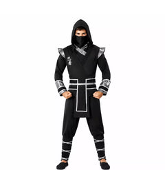 Fato preto de ninja para homens