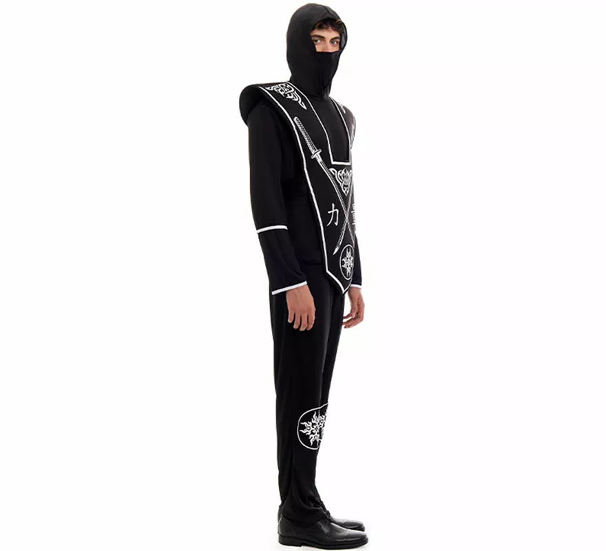Translation missing: pt-PT.Disfraz de Ninja negro para hombre