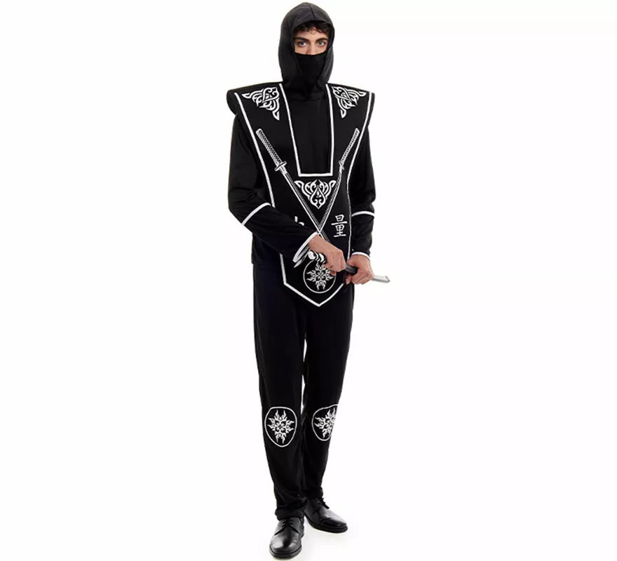 Disfraz de Ninja negro para hombre