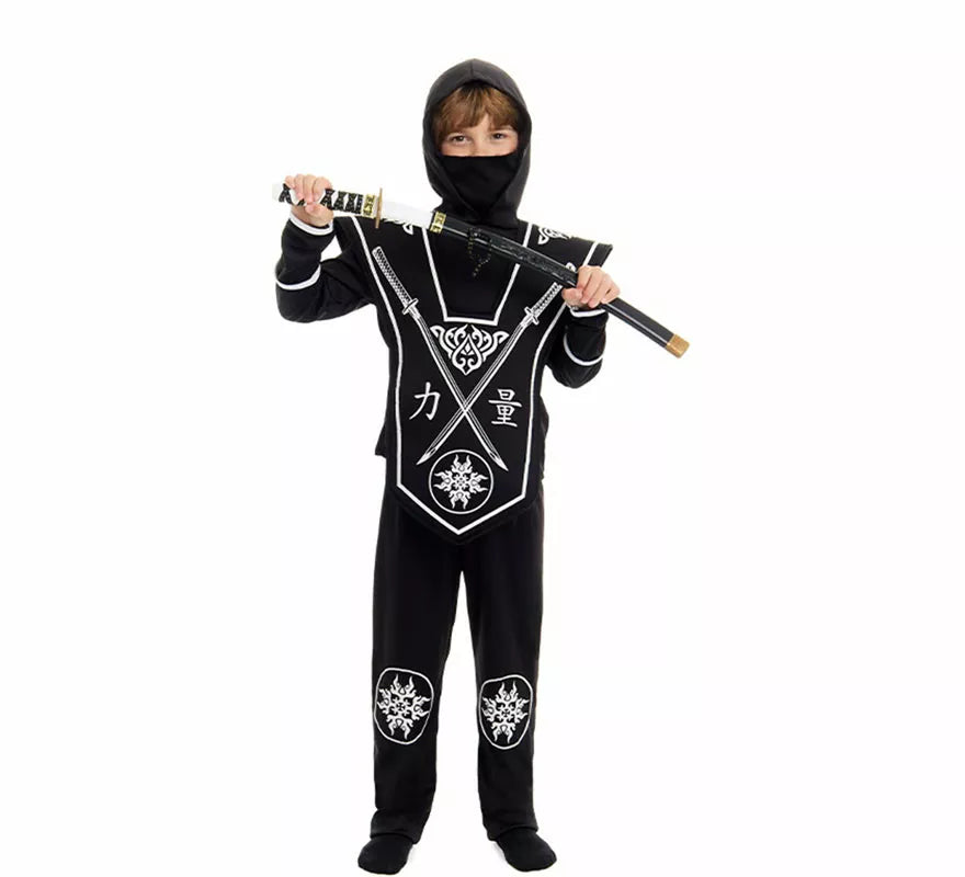 Translation missing: pt-PT.Disfraz de Ninja negro para niño