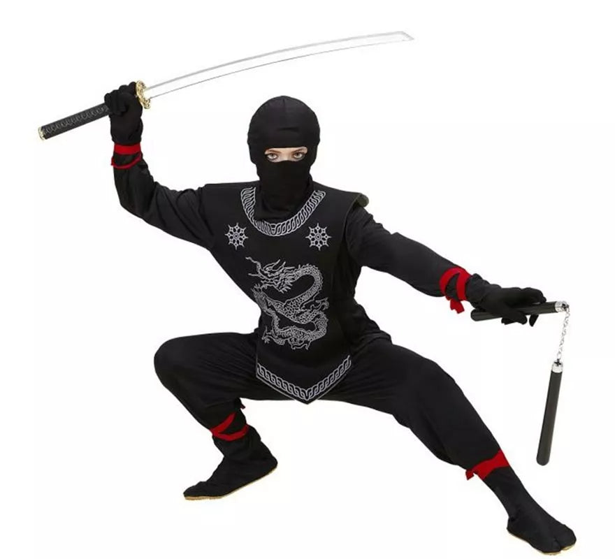 Translation missing: pt-PT.Disfraz de Ninja negro para niño