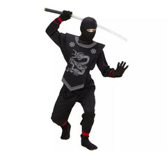 Fato de Ninja Preto para Meninos