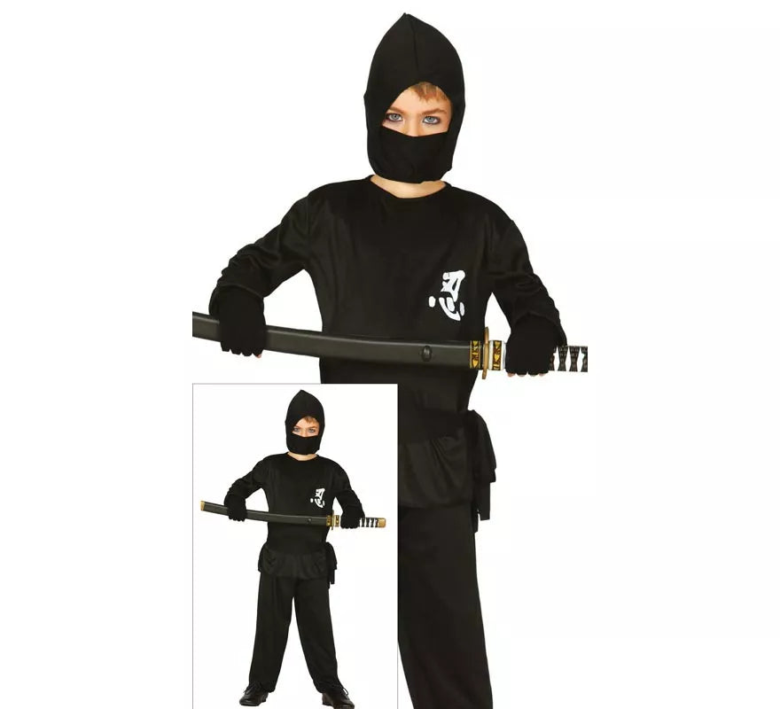 Translation missing: pt-PT.Disfraz de Ninja negro para niño