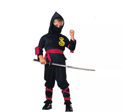 Fato de Ninja preto para crianças