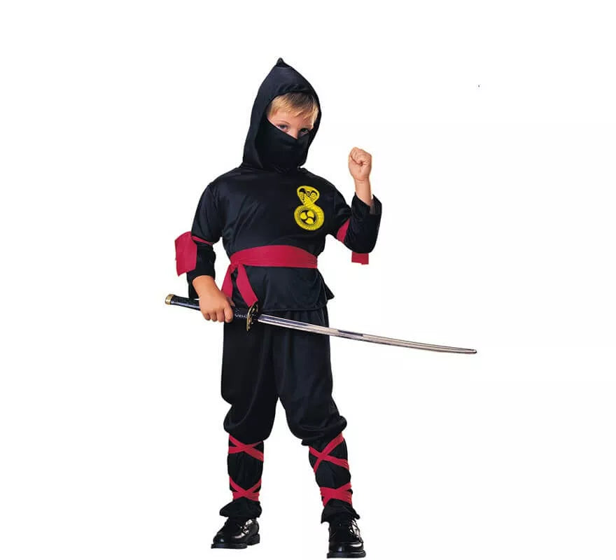 Translation missing: pt-PT.Disfraz de Ninja Negro para niños