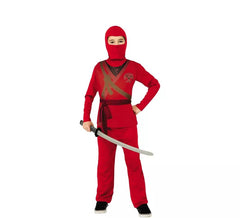 Fato de Ninja vermelho para criança