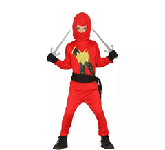 Fato de Ninja vermelho para menino