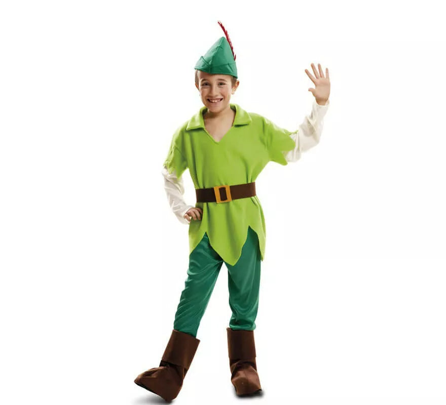 Translation missing: pt-PT.Disfraz de Niño Volador verde para niño