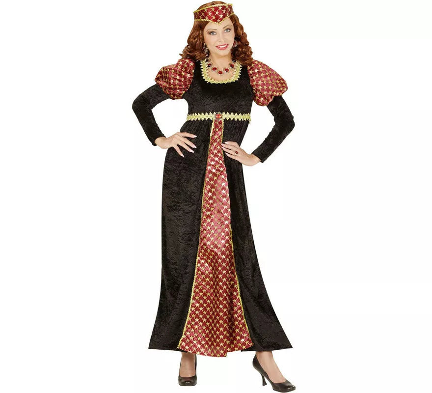 Translation missing: pt-PT.Disfraz de Noble Medieval Castellana para mujer