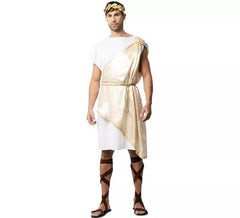 Fato de Nobre Romano Deluxe bege para homem