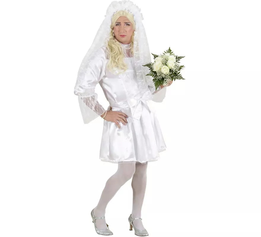 Translation missing: pt-PT.Disfraz de Novia blanca para hombre