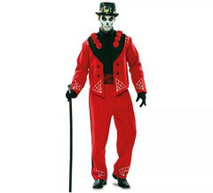 Fato de Red Day of the Dead Groom para homem