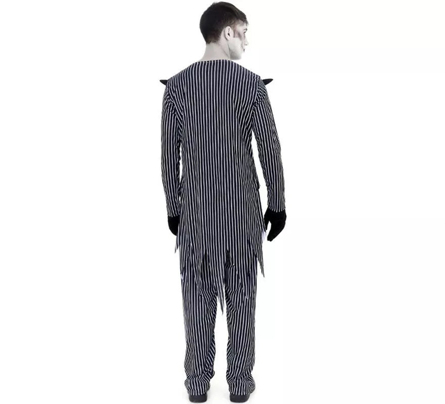 Translation missing: pt-PT.Disfraz de Novio Halloween a rayas para hombre