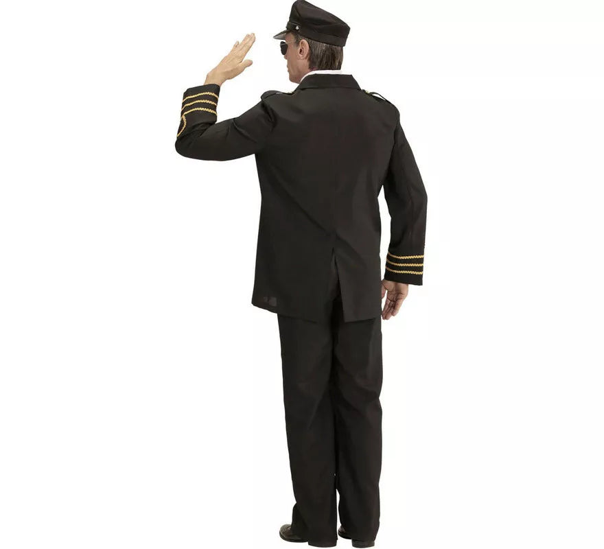 Translation missing: pt-PT.Disfraz de Oficial de la Marina en Negro para hombre
