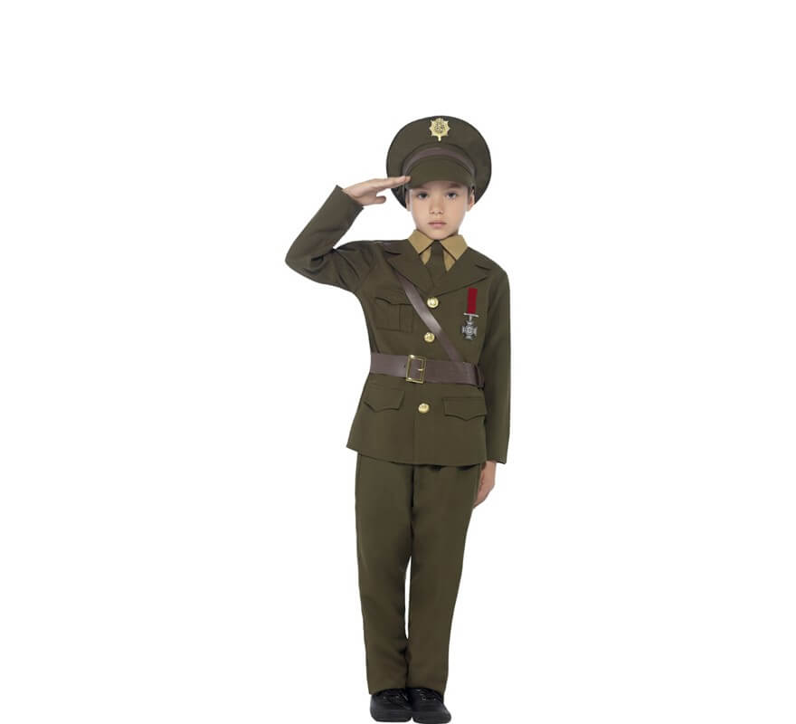 Translation missing: pt-PT.Disfraz de Oficial del Ejército para niño
