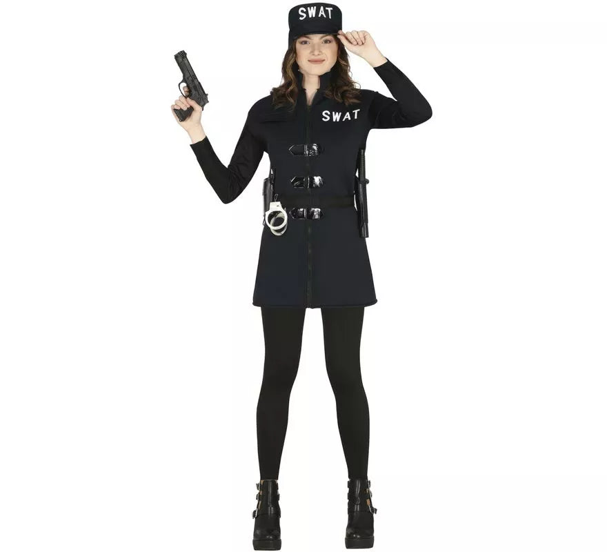 Translation missing: pt-PT.Disfraz de Oficial Swat con falda para adolescente
