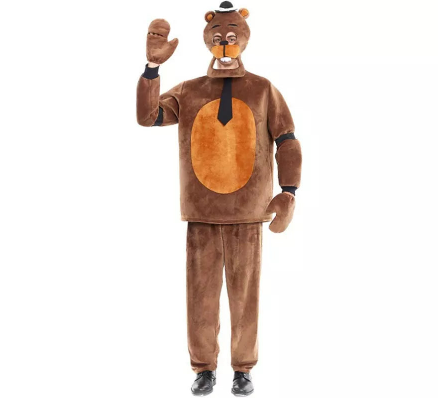 Translation missing: pt-PT.Disfraz de Oso de Peluche Terrorífico con guantes para hombre