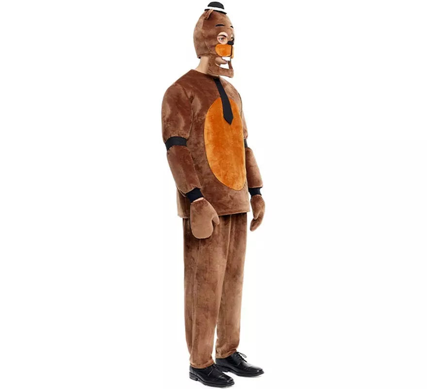 Translation missing: pt-PT.Disfraz de Oso de Peluche Terrorífico con guantes para hombre