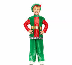 Traje verde real de pajem para meninos