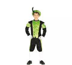 Fato de verde e preto para menino