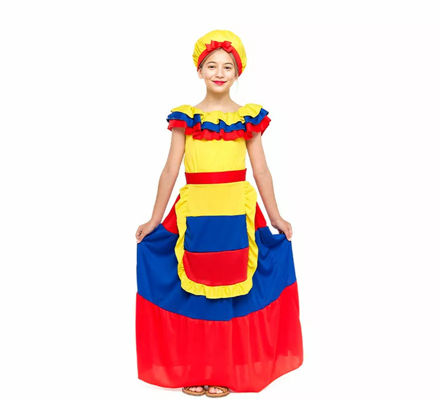 Translation missing: pt-PT.Disfraz de Palenquera para niña