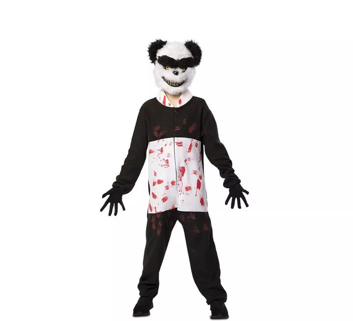 Disfraz de Panda Zombie para niños