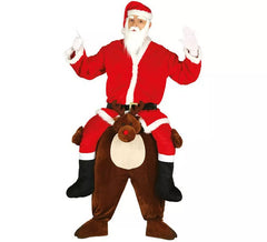 Fato de Reno ombro Papai Noel para adulto