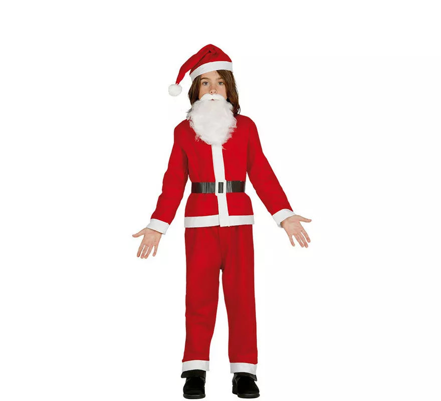 Translation missing: pt-PT.Disfraz de Papa Noel con barba para niño