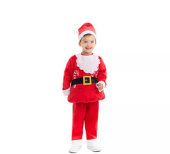 Fato de Papai Noel com chapéu para bebê e criança