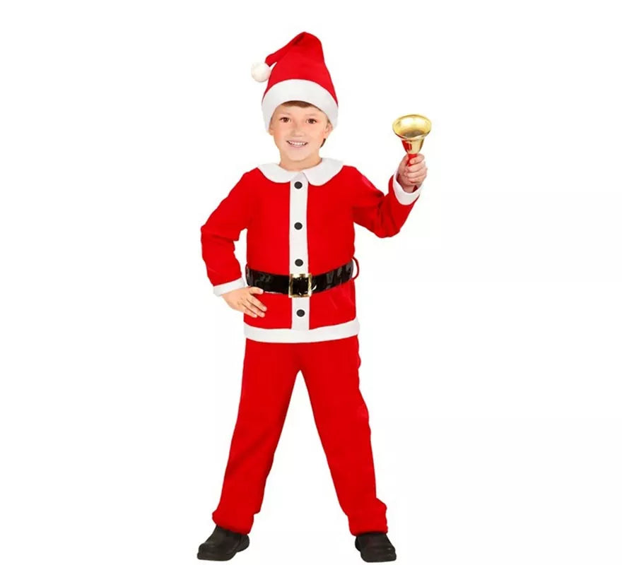 Translation missing: pt-PT.Disfraz de Papá Noel de Franela para niño
