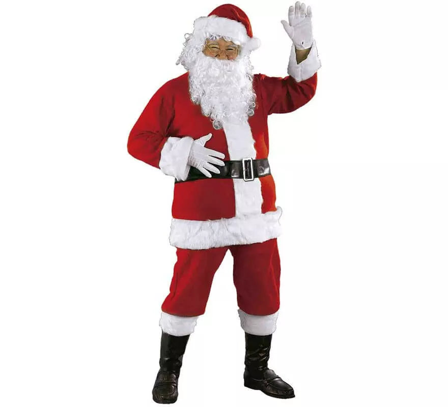 Translation missing: pt-PT.Disfraz de Papá Noel Deluxe para hombre