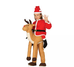 Fato de rena Papai Noel para crianças