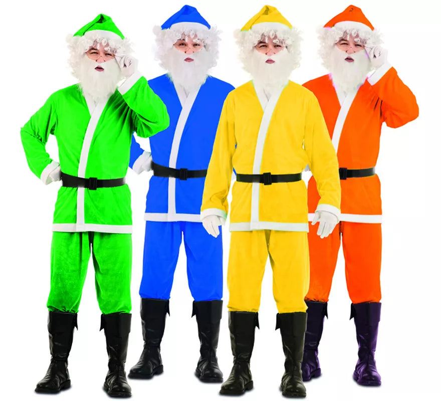 Translation missing: pt-PT.Disfraz de Papa Noel Naranja para hombre