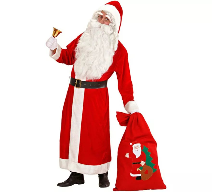 Translation missing: pt-PT.Disfraz de Papá Noel Súper Lujo de Terciopelo para hombre