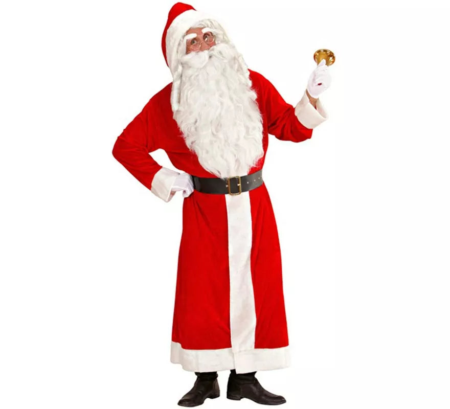 Translation missing: pt-PT.Disfraz de Papá Noel Súper Lujo de Terciopelo para hombre