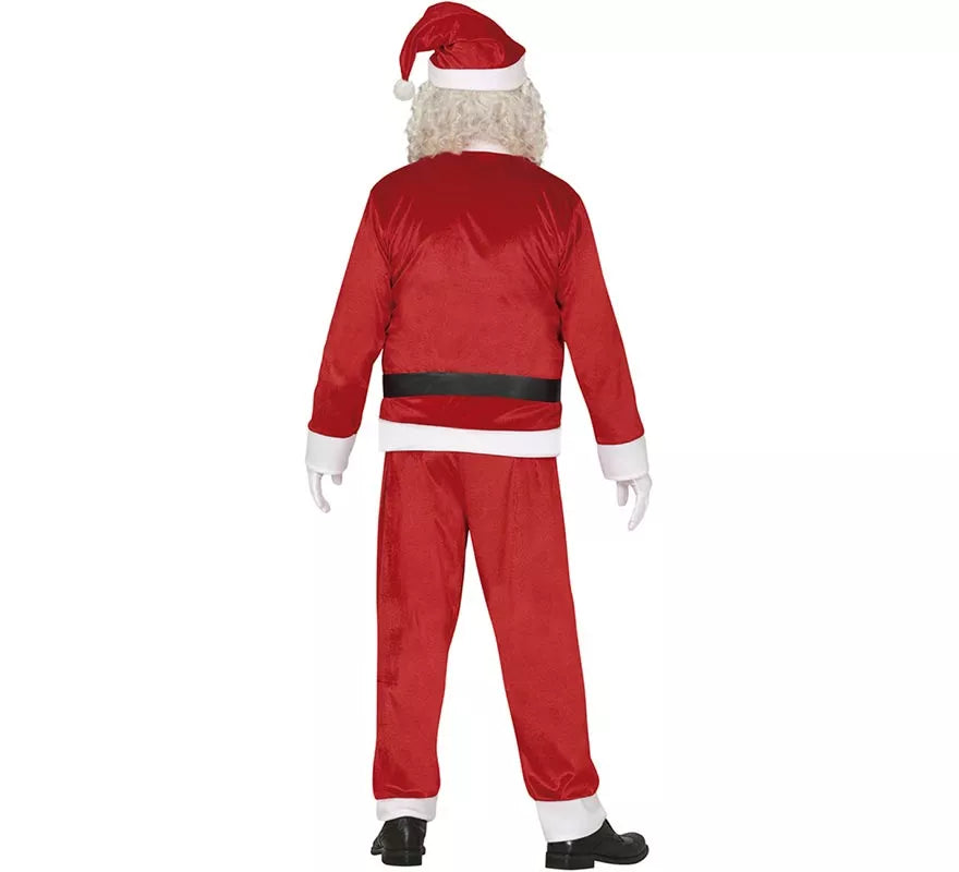 Translation missing: pt-PT.Disfraz de Papá Noel tradicional rojo para hombre