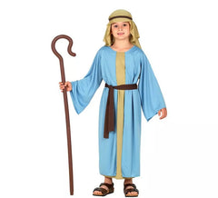 Fato de Pastor Azul para Menino
