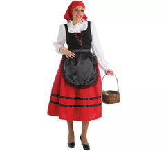 Fato de pastor da aldeia para mulher