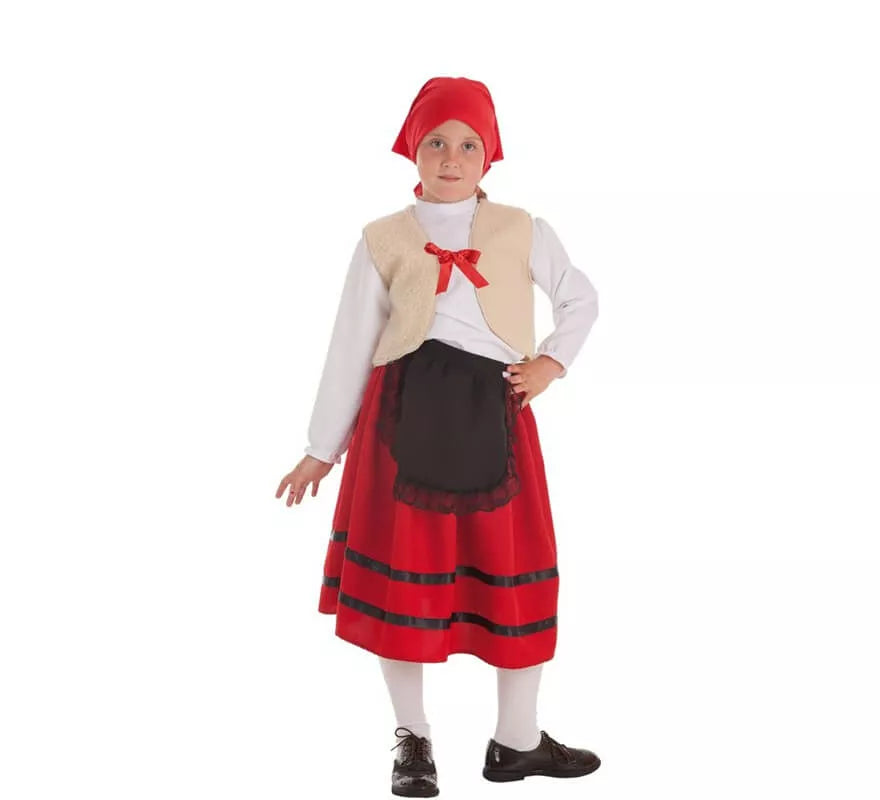 Translation missing: pt-PT.Disfraz de Pastora con Chaleco para niña