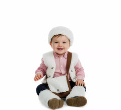 Fato de pastorzinho com gorro para bebé