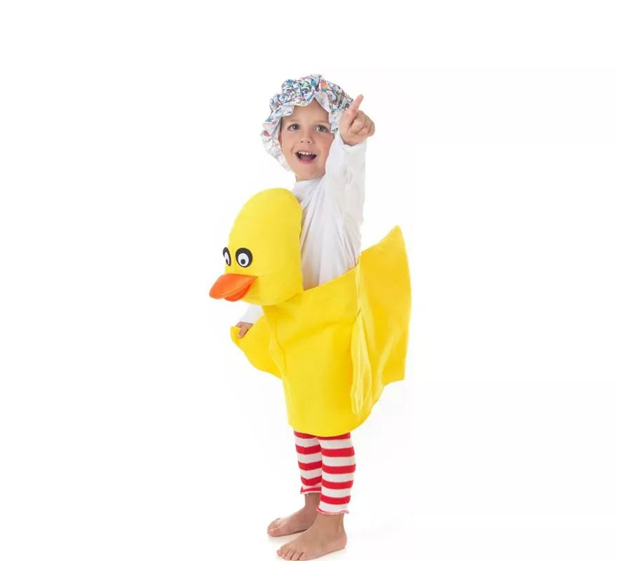 Translation missing: pt-PT.Disfraz de Patito amarillo con tirantes para niños